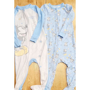 Disney Baby Mickey Mouse Footed Pajamas 18 Months